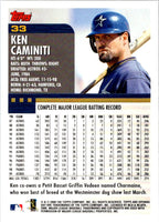 2000 Topps Opening Day Ken Caminiti #33
