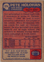 1985 Topps Pete Holohan #374 Rookie