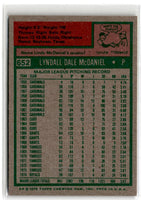1975 Topps Lindy McDaniel #652 NRMT