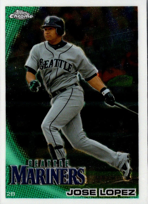 2010 Topps Chrome Jose Lopez #103