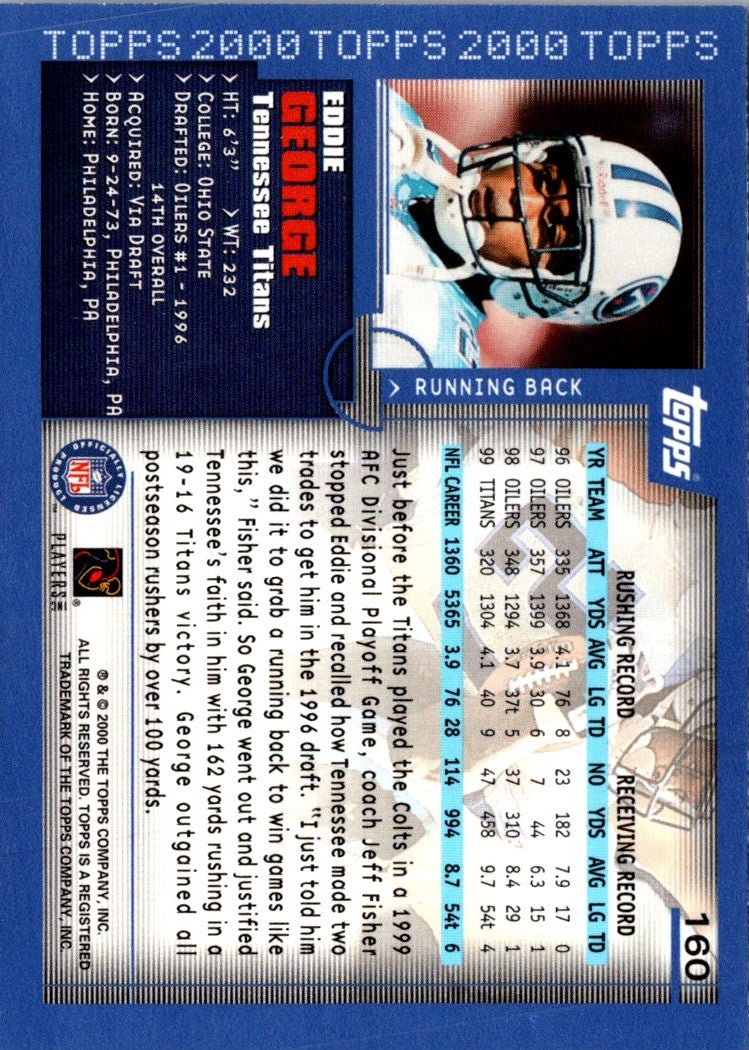 2000 Topps Eddie George