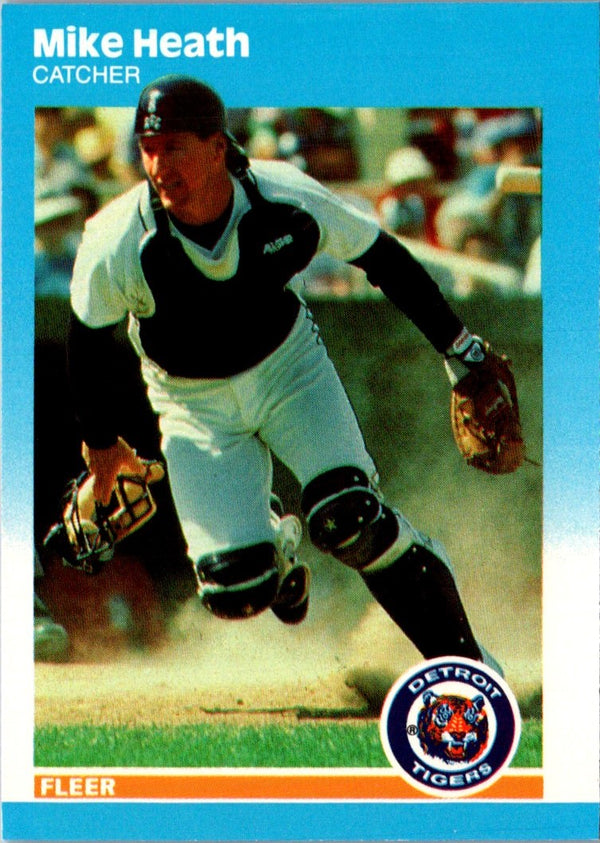 1987 Fleer Update Glossy Mike Heath #U-42