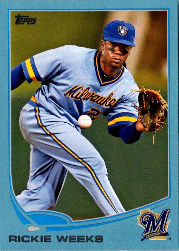 2013 Topps Rickie Weeks #123