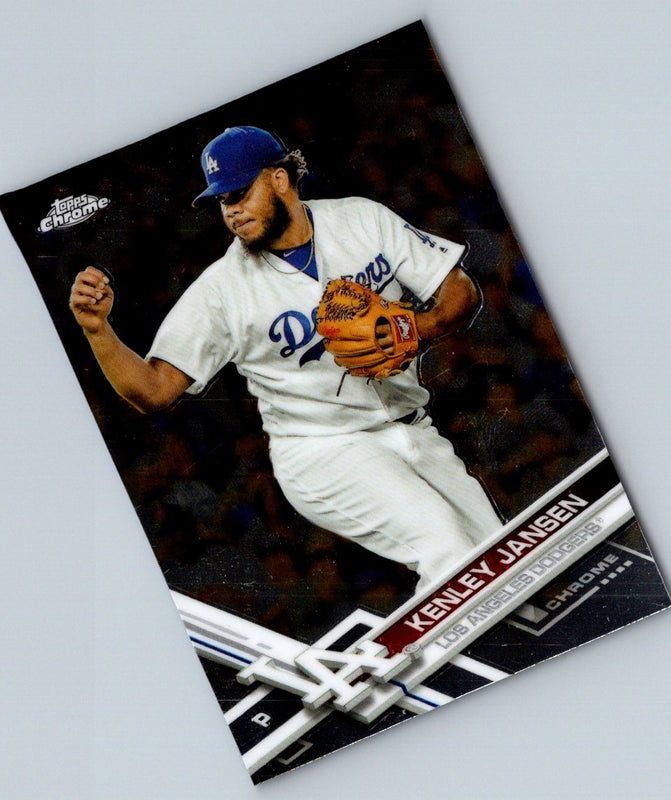2017 Topps Chrome Kenley Jansen #91