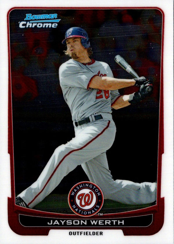 2012 Bowman Chrome Jayson Werth #32