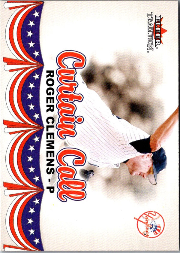 2002 Fleer Tradition Update Roger Clemens #U382