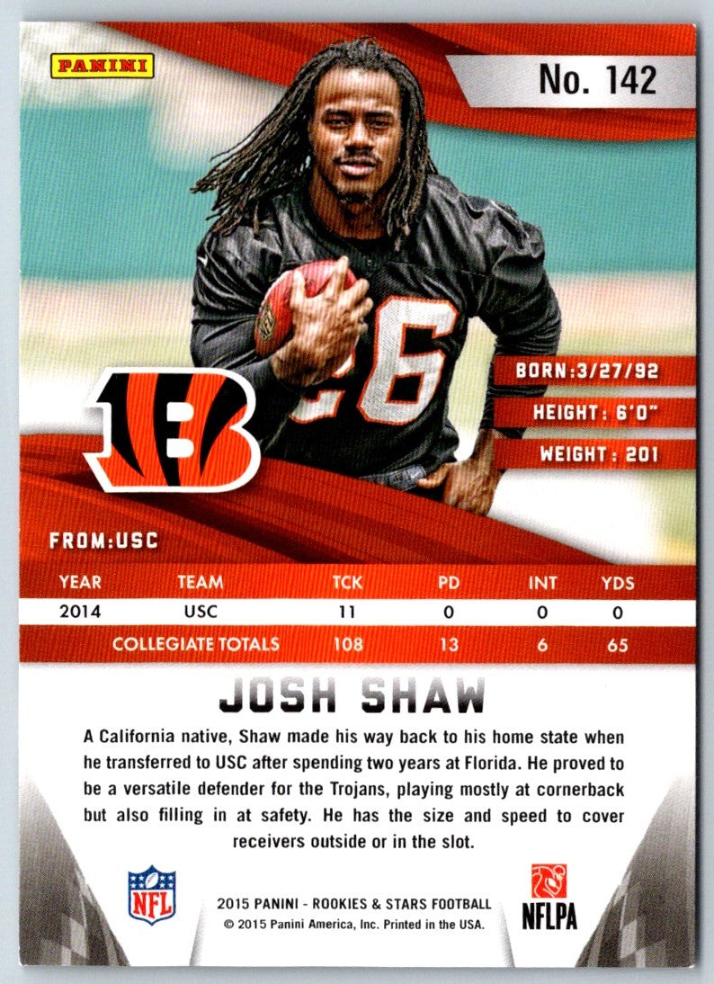 2015 Panini Josh Shaw #