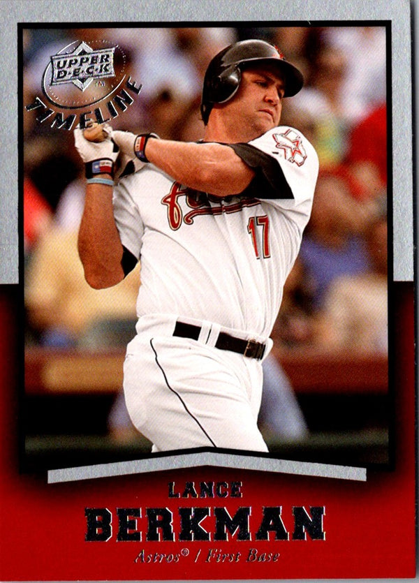 2008 Upper Deck Timeline Lance Berkman #16