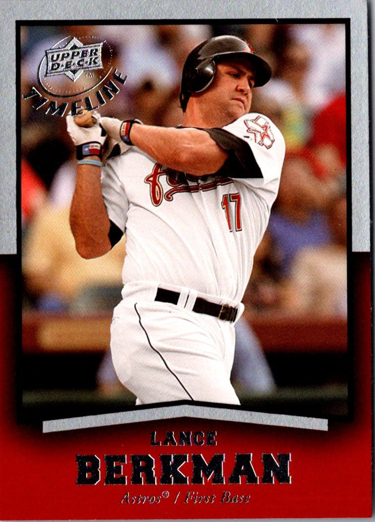 2008 Upper Deck Timeline Lance Berkman