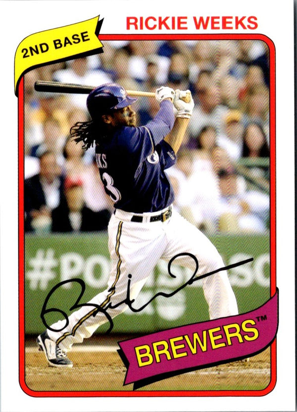 2012 Topps Archives Rickie Weeks #126