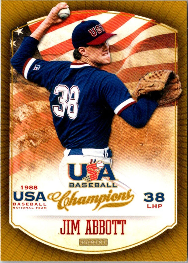 2013 Panini USA Champions Jim Abbott #16