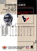 2002 Fleer Box Score Jermaine Lewis