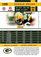 2011 Score Donald Driver #106