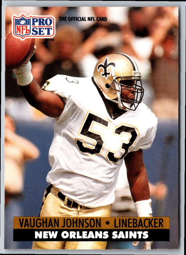 1992 Pro Set Power Vaughan Johnson #53