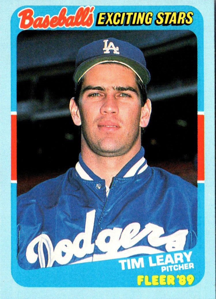 1989 Fleer Exciting Stars Tim Leary