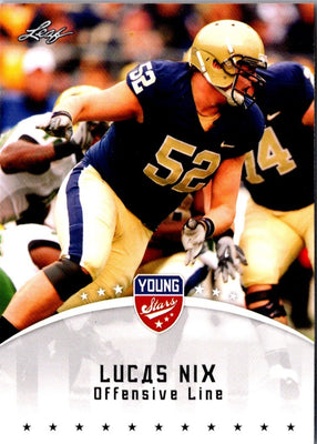 2012 Leaf Young Stars Lucas Nix #55