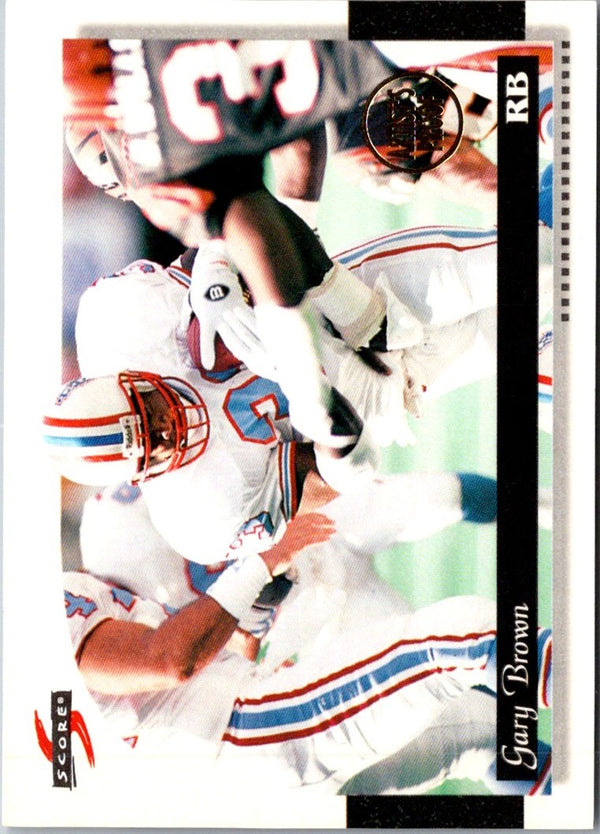 1996 Score Gary Brown #125