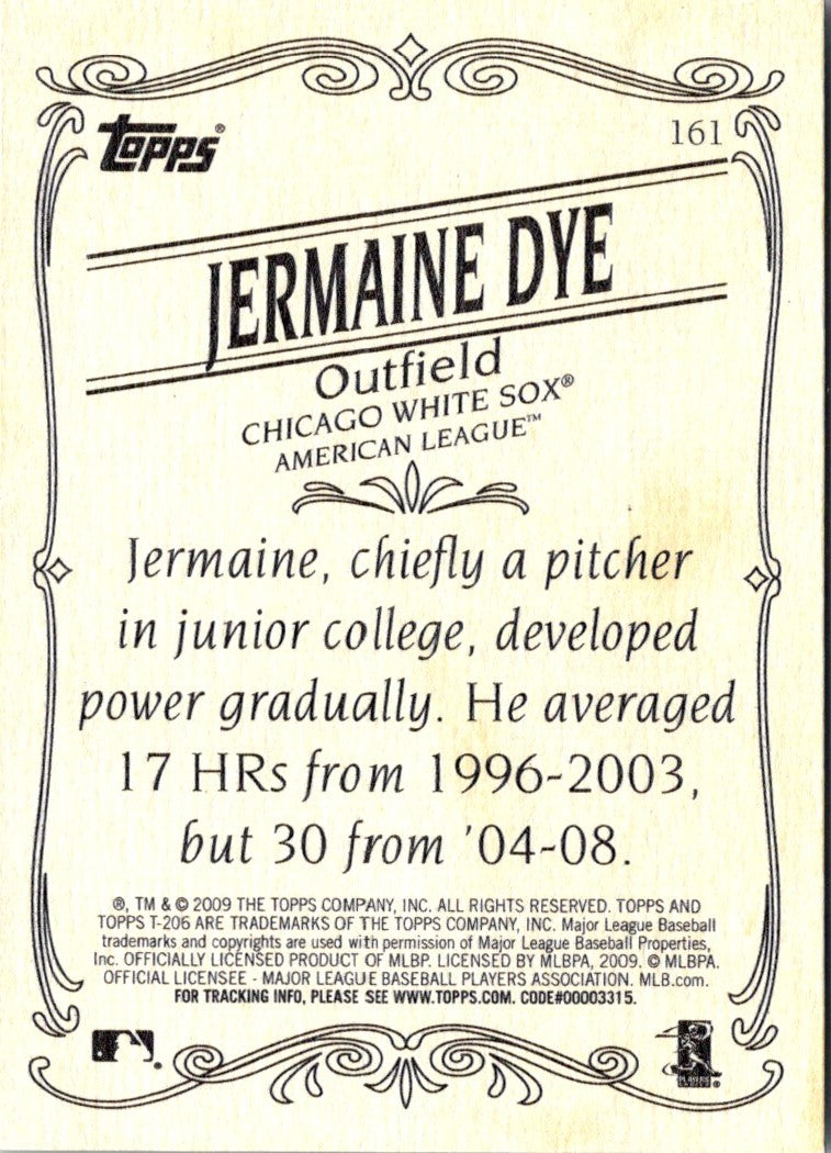 2009 Topps 206 Jermaine Dye