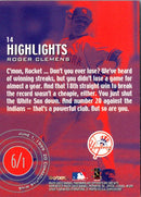 2000 SkyBox Dominion Roger Clemens