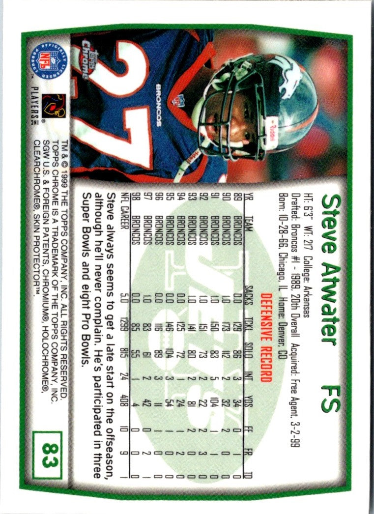 1999 Topps Collection Steve Atwater