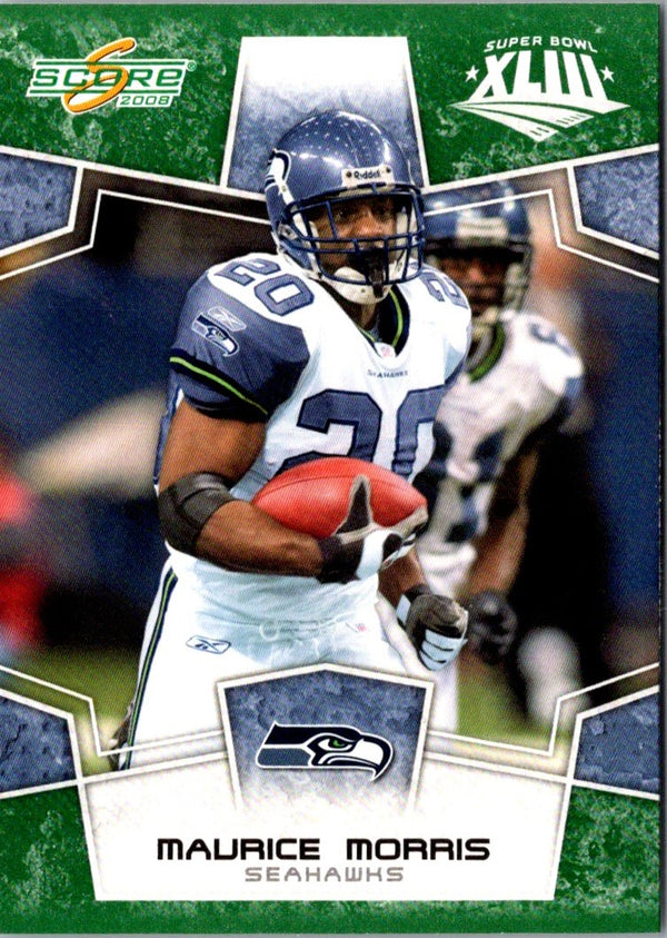 2008 Score Super Bowl XLIII Maurice Morris #282