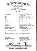 2010 Topps Allen & Ginter Alfonso Soriano