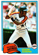 1981 Topps Cesar Cedeno