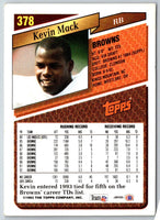 1993 Topps Kevin Mack #378