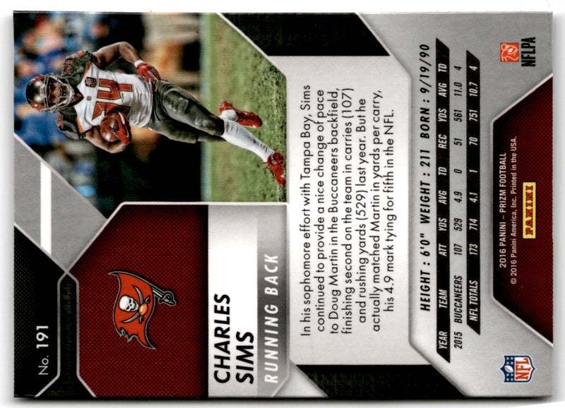 2016 Panini Prizm Charles Sims