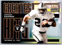1998 Leaf Rookies And Stars Napoleon Kaufman #5 OF 20