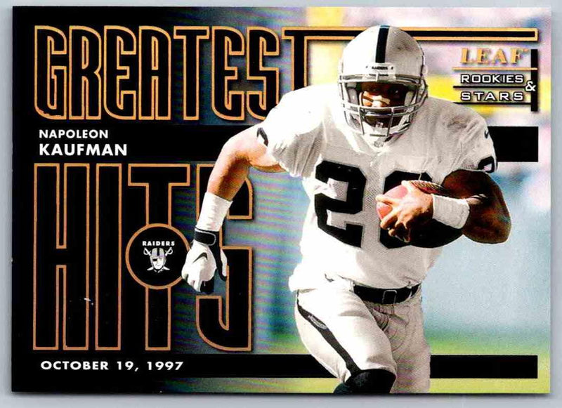1998 Leaf Rookies And Stars Napoleon Kaufman #5 OF 20