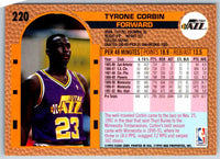 1992 Fleer Tyrone Corbin #220