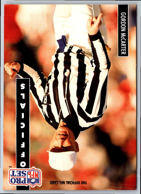 1991 Pro Set Gordon McCarter #365