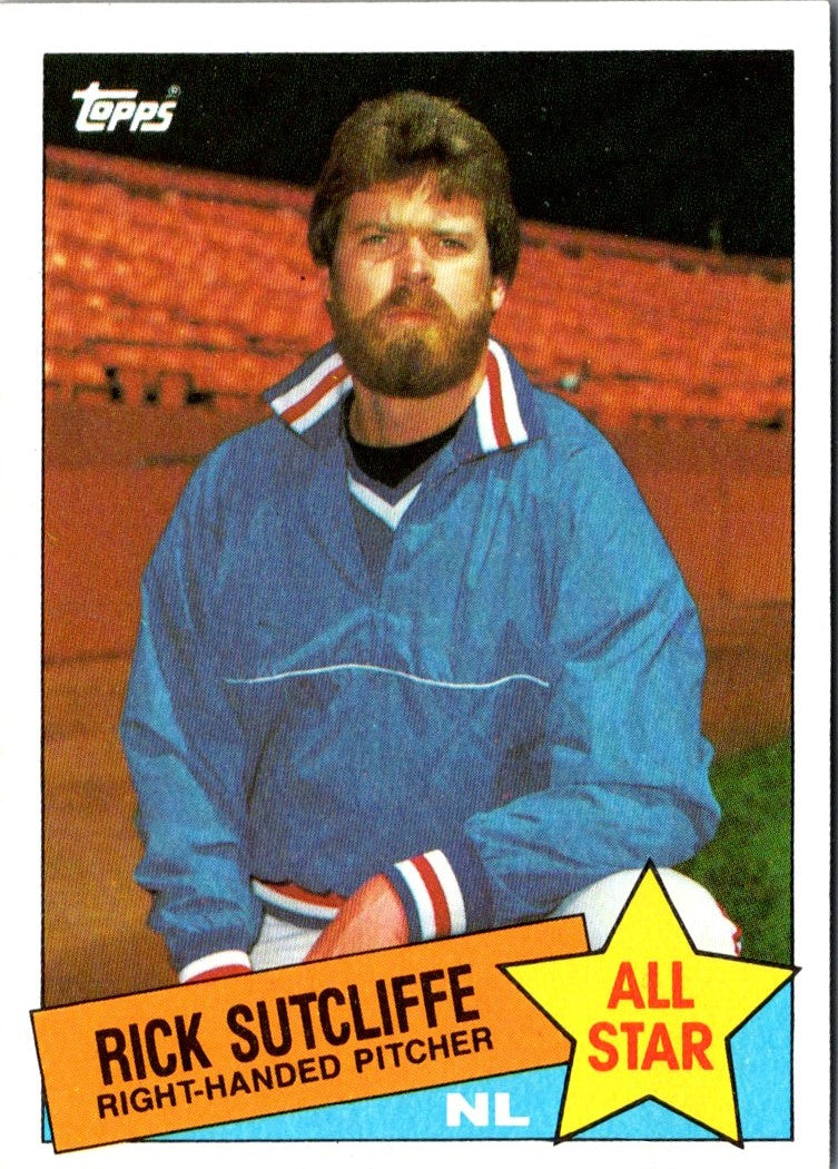 1985 Topps Rick Sutcliffe