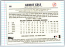 2020 Topps Gold Label Class 1 Black Gerrit Cole