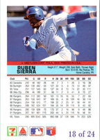 1992 Fleer 7 Eleven/Citgo The Performer Ruben Sierra #18