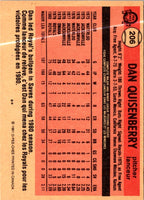 1981 O-Pee-Chee Dan Quisenberry #206