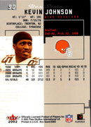 2002 Fleer Box Score Kevin Johnson