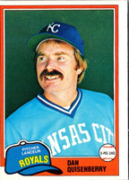 1981 O-Pee-Chee Dan Quisenberry #206