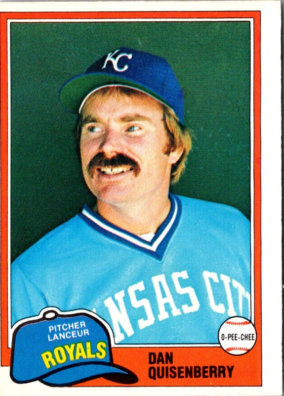 1981 O-Pee-Chee Dan Quisenberry #206