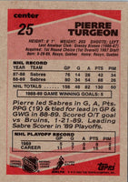 1989 Topps Pierre Turgeon #25