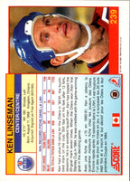 1991 Score Canadian Bilingual Ken Linseman #239