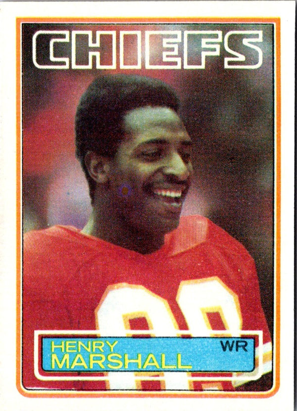 1983 Topps Henry Marshall #291 NM-MT