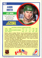 1990 Score Aaron Broten #162