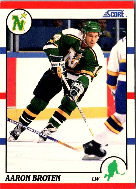 1990 Score Aaron Broten #162
