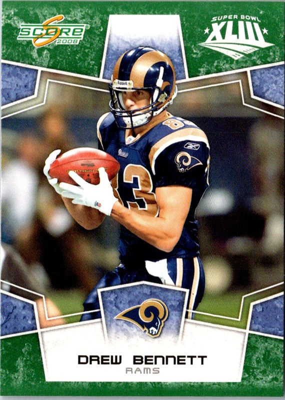 2008 Score Super Bowl XLIII Drew Bennett #296