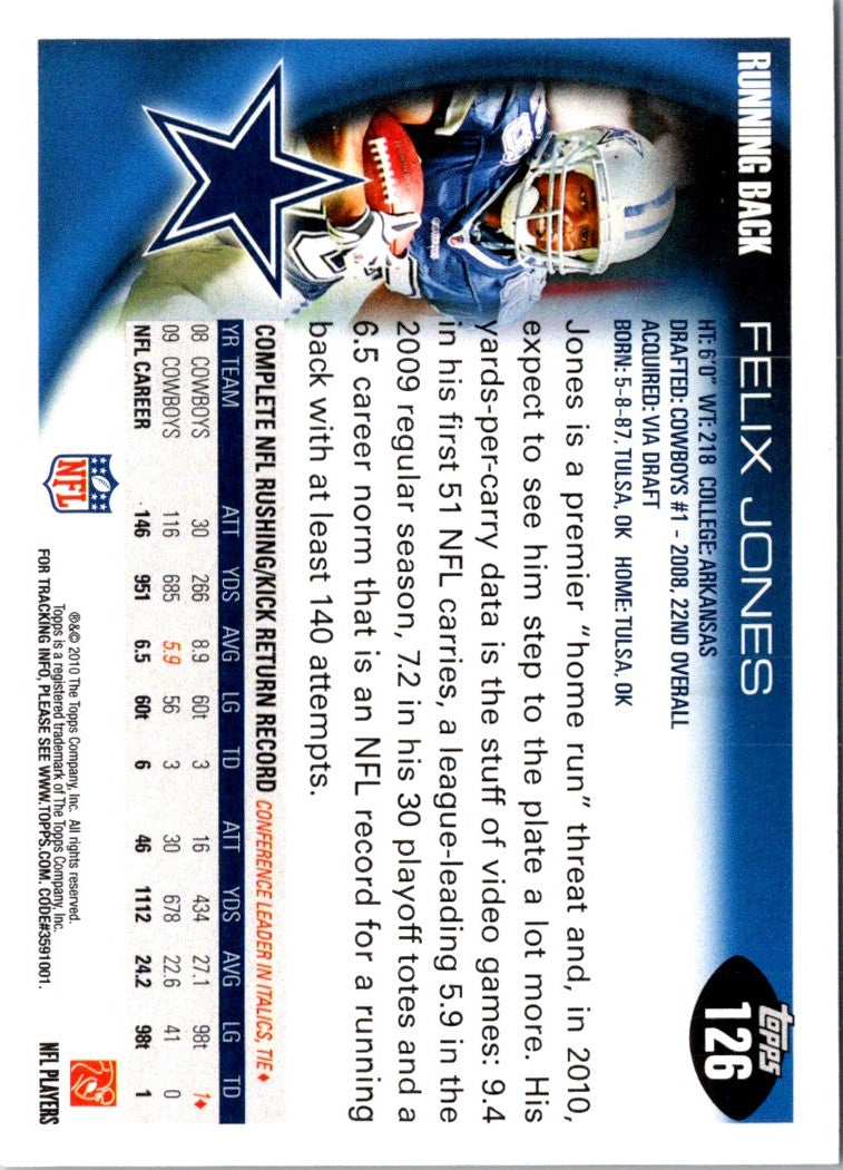 2010 Topps Felix Jones