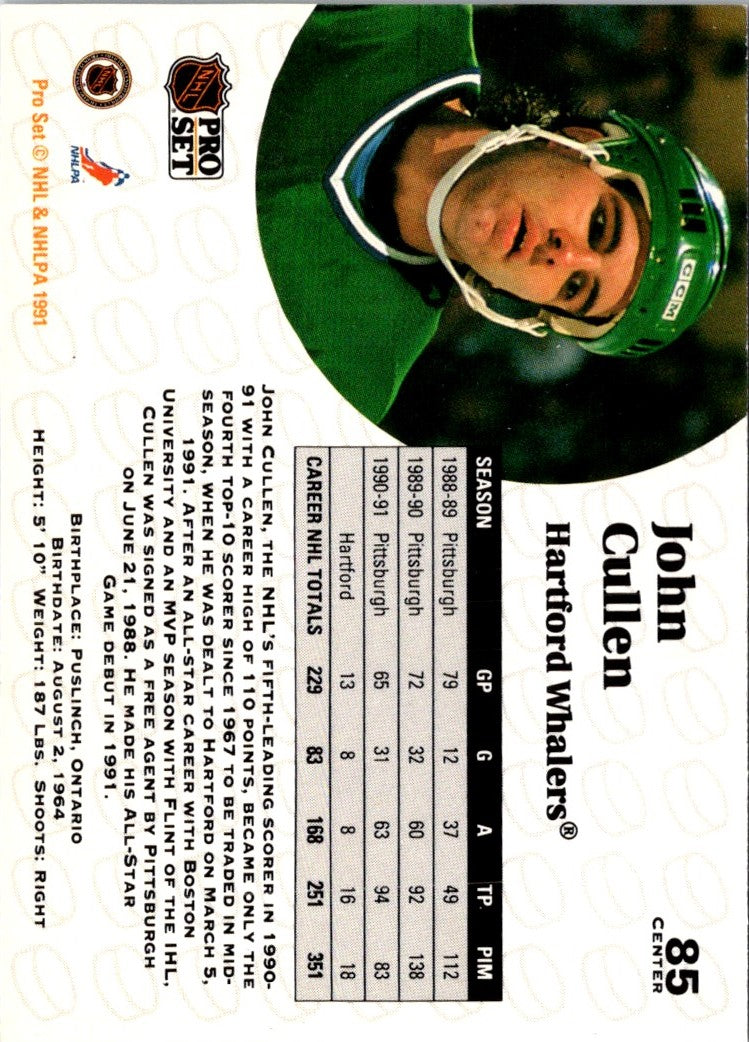 1991 Pro Set John Cullen
