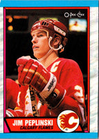 1989 O-Pee-Chee Jim Peplinski #206