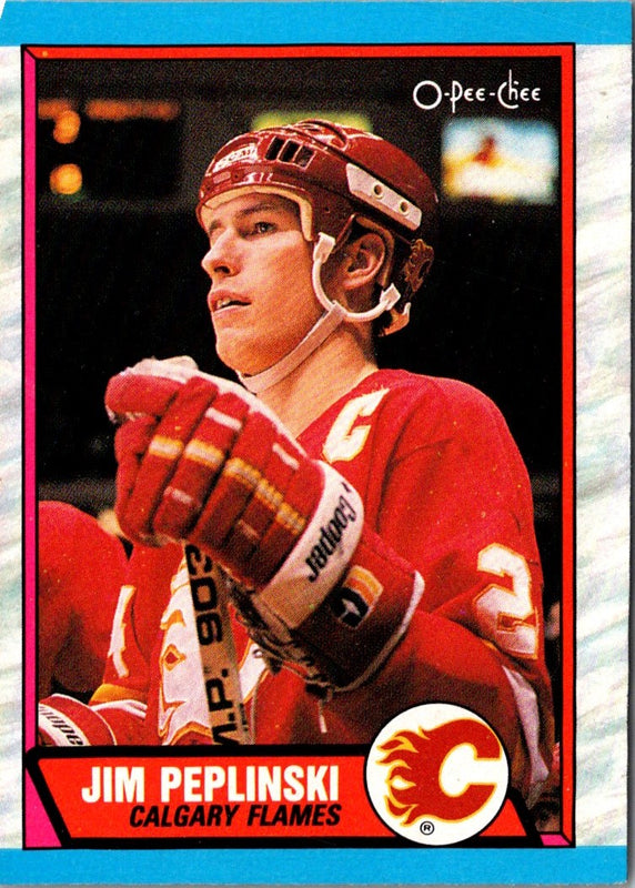1989 O-Pee-Chee Jim Peplinski #206